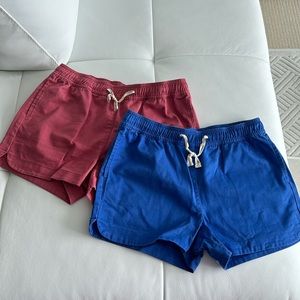 J.Crew Girls’ Fishtail-hem Chino Short Bundle of 2 Shorts